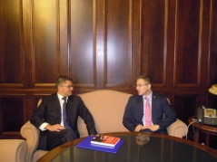 3. oktobar 2013. godine Predsednik Narodne skupštine dr Nebojša Stefanović sastao se sa narodnim poslanikom Vukom Jeremićem